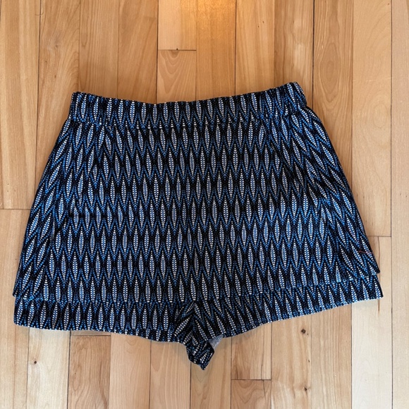 MAJE | Blue Paco Jacquard Skort - Picture 14 of 14